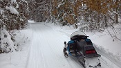Snowmobiling, cross country skiing, ice fishing